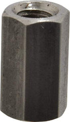 Made in USA - 5/16-24 UNF, 7/8" OAL Stainless Steel Standard Coupling Nut - 1/2" Width Across Flats - Caliber Tooling