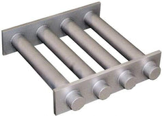 Mag-Mate - 10 Inch Long Square Grate Separator - Ceramic Magnet, Diverter, 5 Tubes - Caliber Tooling