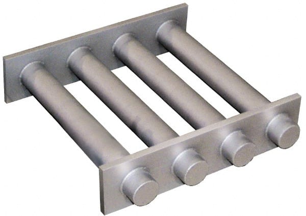 8 Inch Long Square Grate Separator Rare Earth Magnet, 4 Tubes