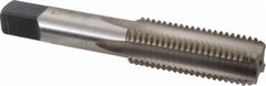 Heli-Coil - 5/8-11 UNC, H3, 4 Flute, Bottoming Chamfer, Bright Finish, High Speed Steel Hand STI Tap - 4-1/4" OAL, 2" Thread Length, 11/16" Square Length, 0.442" Square Size, 3B Class of Fit - Exact Industrial Supply