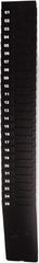 Lathem Time - 33-1/2" High x 4-1/2" Wide 25 Pocket Adjustable Time Card Rack - Black, Use with Time Cards - Caliber Tooling