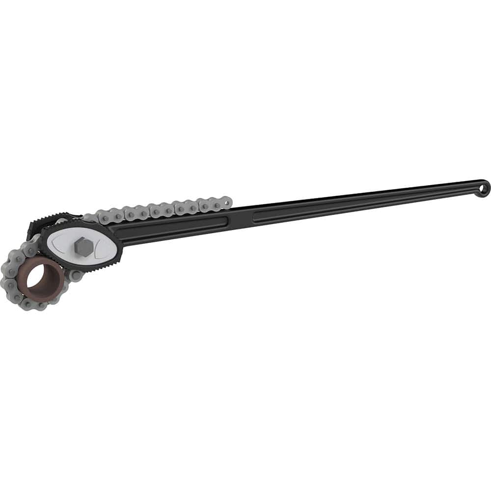 Petol - Chain & Strap Wrenches; Type: Chain Tong ; Maximum Pipe Capacity (Inch): 22 ; Chain/Strap Length: 79 (Inch); Handle Length: 47 (Inch) - Exact Industrial Supply