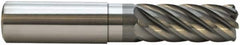 M.A. Ford - 3/4", 7 Flute, Single End, Solid Carbide, 0.03" Corner Radius End Mill - 5" OAL, 38° Helix, Right Hand Flute, 1-7/8" LOC, Right Hand Cut, 3" Extended Reach - Caliber Tooling