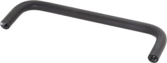 Electro Hardware - 10-32 Internal Thread, 5/16" Handle Diam, Black Anodized Aluminum Drawer Pull - 4-9/16" Center to Center - Caliber Tooling