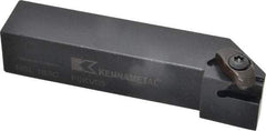 Kennametal - External Thread, Left Hand Cut, 25.4mm Shank Width x 25.4mm Shank Height Indexable Threading Toolholder - 127mm OAL, N.3L Insert Compatibility, NS Toolholder, Series Top Notch - Caliber Tooling