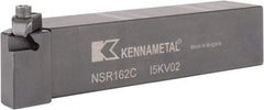 Kennametal - External Thread, Right Hand Cut, 25.4mm Shank Width x 25.4mm Shank Height Indexable Threading Toolholder - 127mm OAL, N.2R Insert Compatibility, NS Toolholder, Series Top Notch - Caliber Tooling