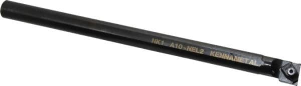 Kennametal - 25.4mm Min Bore Diam, 10" OAL, 5/8" Shank Diam, A-NE Indexable Boring Bar - N. Insert, Clamp Holding Method - Caliber Tooling