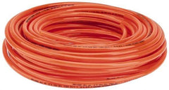 Parker - 1/4" ID x 3/8" OD, 1/16" Wall Thickness, 100' Long, Polyurethane Tube - Orange, 125 Max psi, 90 - 95 Shore A Hardness, -40 to 180°F - Caliber Tooling