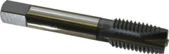 OSG - 3/4-10 UNC, 3 Flute, elektraLUBE Finish, High Speed Steel Spiral Point Tap - Plug Chamfer, Right Hand Thread, 4-1/4" OAL, 2" Thread Length, 2B/3B Class of Fit, Series 105 - Exact Industrial Supply