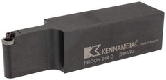 Kennametal - PROON, Neutral Cut, 1-1/2" Shank Height x 1-1/2" Shank Width, Neutral Rake Indexable Turning Toolholder - 6" OAL, RC..43 Insert Compatibility, Series Screw-On - Caliber Tooling