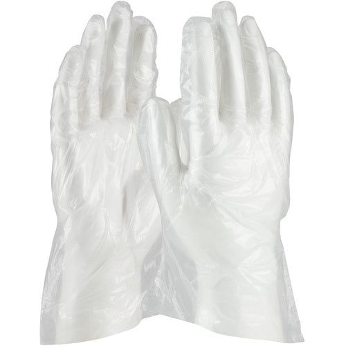 ‎65-543/L Disposable Gloves - Ambi-Dex Disposable Polyethylene - Food Grade - Embossed - 100/Bx - 1 mil