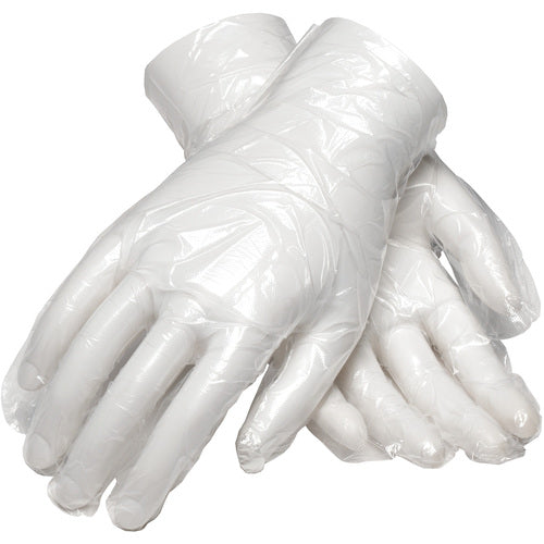 ‎65-553/M Disposable Gloves - Ambi-Dex Disposable Polyethylene - Food Grade - Silky - 100/Bx - 1 mil - Exact Industrial Supply