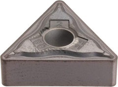 Kennametal - TNMG332 FF Grade KC5010 Carbide Turning Insert - TiAlN Finish, 60° Triangle, 3/8" Inscr Circle, 3/16" Thick, 1/32" Corner Radius - Caliber Tooling