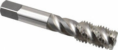 OSG - 3/4-10 UNC 4 Flute Bottoming Spiral Flute Tap - High Speed Steel, Bright Finish, 4-1/4" OAL, Right Hand Flute, Right Hand Thread, H3, Series 106/107 - Caliber Tooling