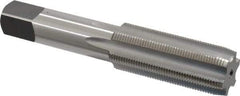 OSG - 7/8-20 UNEF 6 Flute Bright Finish High Speed Steel Straight Flute Standard Hand Tap - Plug, Right Hand Thread, 4-11/16" OAL, 2-7/32" Thread Length, H3 Limit, Oversize - Exact Industrial Supply