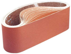 3M - 52" Wide x 103" OAL, 180 Grit, Aluminum Oxide Abrasive Belt - Aluminum Oxide, Very Fine, Coated, F Weighted Paper Backing, Series 366UZ - Caliber Tooling