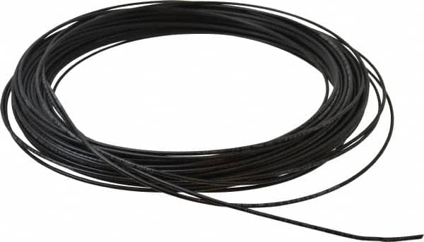 Parker - 1/16" ID x 1/8" OD, 1/32" Wall Thickness, 100' Long, Nylon Tube - Black, 500 Max psi, -65 to 200°F - Caliber Tooling