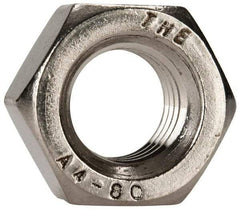 Value Collection - M12x1.75 Metric Coarse Stainless Steel Right Hand Hex Nut - 19mm Across Flats, 10mm High, Uncoated - Caliber Tooling