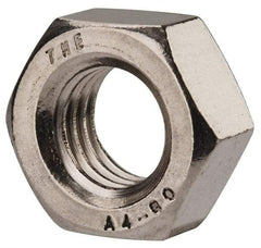 Value Collection - M14x2.00 Metric Coarse Stainless Steel Right Hand Hex Nut - 22mm Across Flats, 11mm High, Uncoated - Caliber Tooling