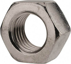 Value Collection - M20x2.50 Metric Coarse Stainless Steel Right Hand Hex Nut - 30mm Across Flats, 16mm High, Uncoated - Caliber Tooling