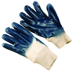 Nitrile Rubber Smooth Surface Gloves - Large (dozen pair) - Caliber Tooling