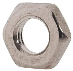 Value Collection - M6x1.00 Metric Coarse Stainless Steel Right Hand Hex Jam Nut - 10mm Across Flats, 3.2mm High, Uncoated - Caliber Tooling