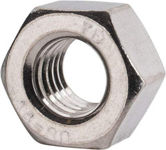 Value Collection - M10x1.50 Metric Coarse Stainless Steel Right Hand Heavy Hex Nut - 17mm Across Flats, 10mm High, Uncoated - Caliber Tooling