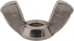 Value Collection - M6x1.00 Metric Coarse, Stainless Steel Standard Wing Nut - Grade 316, Austenitic Grade A4, 27.5mm Wing Span, 13.6mm Wing Span - Caliber Tooling