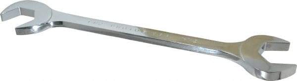 Proto - 1-1/2" Standard Open End Wrench - 14-1/2" OAL, Double End, Chrome Finish, 15° & 60° Head Angle - Caliber Tooling