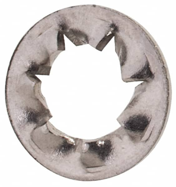 Value Collection - M2.5 Screw, 2.7mm ID, Stainless Steel Internal Tooth Lock Washer - 5.5mm OD, Uncoated, Grade 18-8 & Austenitic A2 - Caliber Tooling