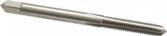 OSG - 1-3/8 - 6 UNC 3B 4 Flute Bright Finish High Speed Steel Straight Flute Standard Hand Tap - Bottoming, Right Hand Thread, 6-1/16" OAL, 3" Thread Length, H4 Limit, Oversize - Exact Industrial Supply