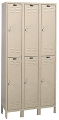 Hallowell - 6 Door, 2 Tier, ValueMax Wardrobe Lockers - Caliber Tooling