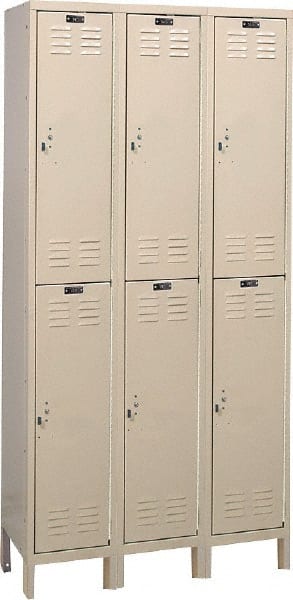 Hallowell - 6 Door, 2 Tier, ValueMax Wardrobe Lockers - Caliber Tooling