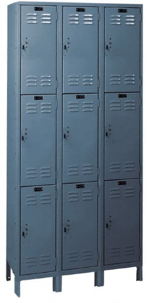 Hallowell - 9 Door, 3 Tier, ValueMax Wardrobe Lockers - Caliber Tooling