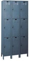 Hallowell - 9 Door, 3 Tier, ValueMax Wardrobe Lockers - Caliber Tooling