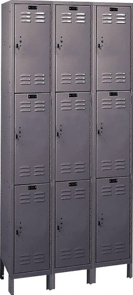 Hallowell - 9 Door, 3 Tier, ValueMax Wardrobe Lockers - Caliber Tooling