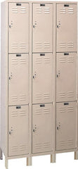 Hallowell - 9 Door, 3 Tier, ValueMax Wardrobe Lockers - Caliber Tooling