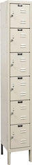 Hallowell - 6 Door, 6 Tier, Galvanite Corrosion Resistant Wardrobe & Box Lockers - Caliber Tooling