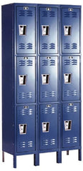 Hallowell - 9 Door, 3 Tier, Premium Wardrobe Lockers - Caliber Tooling