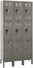 Hallowell - 9 Door, 3 Tier, Premium Wardrobe Lockers - Caliber Tooling