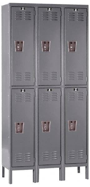 Hallowell - 6 Door, 2 Tier, Premium Wardrobe Lockers - Caliber Tooling