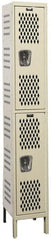 Hallowell - 2 Door, 2 Tier, Heavy-Duty Ventilated Wardrobe & Box Lockers - Caliber Tooling