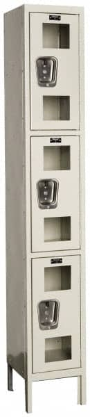 Hallowell - 3 Door, 3 Tier, Safety-View Wardrobe Lockers - Caliber Tooling