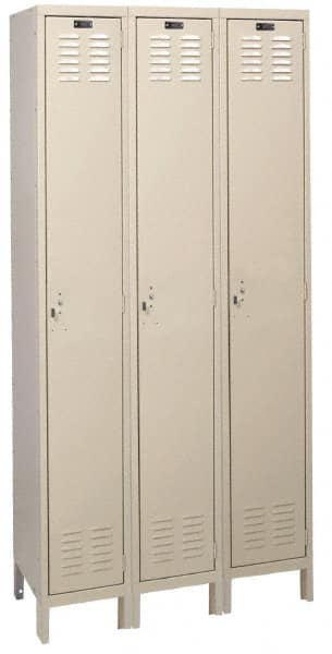 Hallowell - 3 Door, 1 Tier, ValueMax Wardrobe Lockers - Caliber Tooling