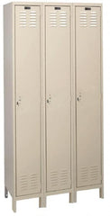 Hallowell - 3 Door, 1 Tier, ValueMax Wardrobe Lockers - Caliber Tooling