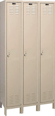 Hallowell - 3 Door, 1 Tier, ValueMax Wardrobe Lockers - Caliber Tooling