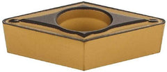 Sumitomo - DCMT32.52 ESU Grade AC700G Carbide Turning Insert - TiC Finish, 55° Diamond, 3/8" Inscr Circle, 5/32" Thick, 1/32" Corner Radius - Caliber Tooling