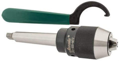 Jacobs - 2MT, 0 to 10mm Capacity, Integral Shank Drill Chuck - Keyless, Taper Shank, 42.93mm Sleeve Diam, 72.9mm Open Length - Exact Industrial Supply