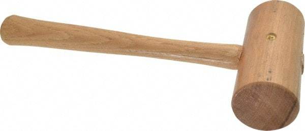 Garland - 7/8 Lb Head Wooden Mallet - 11-3/4" Long Wood Handle - Caliber Tooling