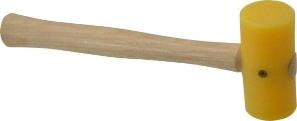 Garland - 1/2 Lb Head Plastic Mallet - 10-1/2" OAL, 12" Long Wood Handle - Caliber Tooling